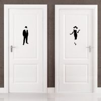 Autocolant Ambiance Elegant Restroom, 25 x 25 cm