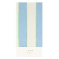 Față de masă 137x259 cm Pale Blue Stripe – Meri Meri