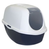 Litieră pentru pisici alb-albastru 53x39 cm Magic Cat – Plaček Pet Products