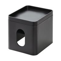 Cutie pentru șervețele iDesign Cade, negru