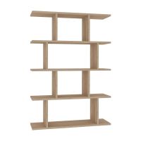 Bibliotecă cu aspect de lemn de stejar 90x127 cm Harmon – Kalune Design