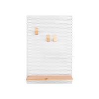 Avizier din metal PT LIVING Perky, 34,5 x 52,5 cm, alb