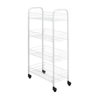 Raft mobil din metal alb 41x84 cm Pisa - Metaltex