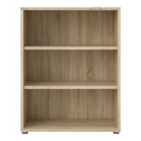 Bibliotecă modulară cu aspect de lemn de stejar 89x113 cm Prima – Tvilum