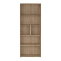 Bibliotecă cu aspect de lemn de stejar 80x205 cm Sign – Tvilum