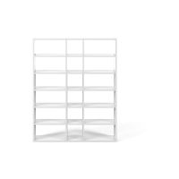 Bibliotecă TemaHome Pombal, lățime 182 cm, alb
