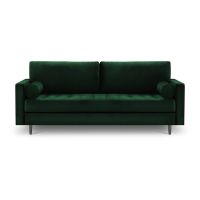 Canapea din catifea Milo Casa Santo, 219 cm, verde