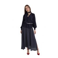 Bluza cu funda din panglici Brianna
