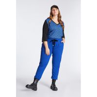 Bluza cu model houndstooth si decolteu in V