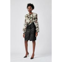 Bluza cu volane si imprimeu floral