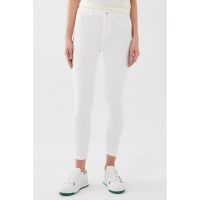 Blugi super skinny cu talie inalta