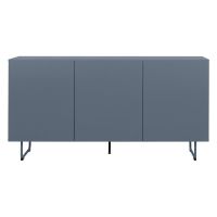 Comodă albastră-gri joasă 164x83 cm Parma – Tenzo