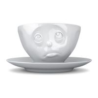 Ceașcă din porțelan pentru cafea 58products Oh please, 200 ml, alb