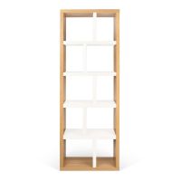 Bibliotecă cu aspect de lemn de stejar 70x198 cm Berlin – TemaHome
