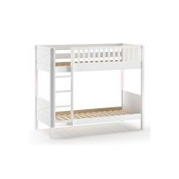 Pat pentru copii supraetajat alb 90x200 cm Scott - Vipack