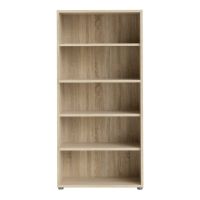 Bibliotecă modulară cu aspect de lemn de stejar 89x189 cm Prima – Tvilum