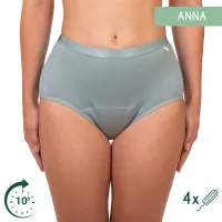 Chiloți menstruali clasici, cu bandă satinată Anna - absorbție ridicată M