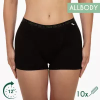 Chiloți absorbanți pentru menstruație și incontinență AllBody - Boxeri UNISEX - Negru XL