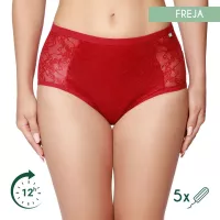 Chiloți menstruali Freja – High Waist – Burgundi XS