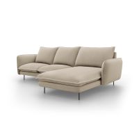 Colțar cu șezlong pe partea dreaptă Cosmopolitan Design Vienna, bej