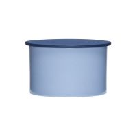 Cutie de depozitare din metal cu capac/decorativă District – Hübsch