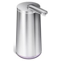 Dispenser de săpun cu senzor din oțel gri 266 ml - simplehuman