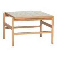 Măsuță de cafea în culoare naturală 66x60 cm Tile – Hübsch
