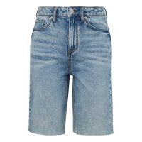 Bermude din denim cu talie medie