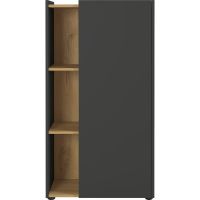 Bibliotecă gri închis cu aspect de stejar 62x115 cm Austin - Germania