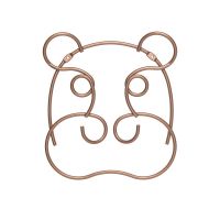 Cârlig arămiu de montat pe perete din oțel Hippo – Metaltex