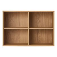 Bibliotecă în culoare naturală cu aspect de lemn de stejar suspendată 89x61 cm Mistral – Hammel Furniture