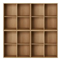 Bibliotecă în culoare naturală cu aspect de lemn de stejar suspendată 70x70 cm Mistral – Hammel Furniture