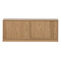 Comodă TV modulară cu aspect de lemn de stejar 110x44 cm Modulair – vtwonen