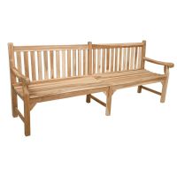 Bancă de grădină din lemn de culoare naturală Madura - Garden Pleasure