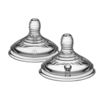 Tetina anti-colici cu flux rapid Closer to Nature 6 luni+, 2 bucati, Tommee Tippee
