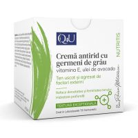 Crema antirid cu germeni de grau Nutritis Q4U, 50ml, Tis Farmaceutic