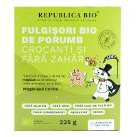 Fulgisori de porumb crocanti, 225g, Republica Bio