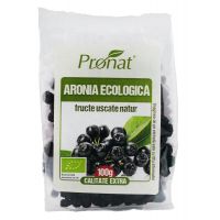 Aronia fructe uscate Bio, 100g, Pronat
