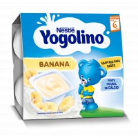 Gustare cu lapte si banane Yogolino, 4 x 100g, Nestle