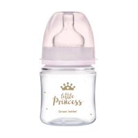Biberon roz anticolici cu gat larg PP EasyStart Royal Baby, 120ml, Canpol babies