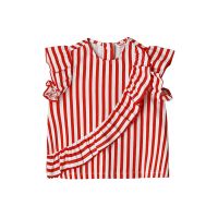 Bluza cu model si terminatii valurite