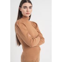 Bluza cu striatii si maneci bufante