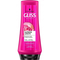 Balsam Supreme Length pentru par lung predispus deteriorarii si ingrasarii radacinilor, 200ml, Gliss