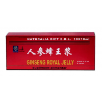 Royal Jelly & Ginseng, 10 fiole x 10ml, Naturalia Diet