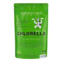 Chlorella pulbere ecologica pura, 125g, Republica Bio
