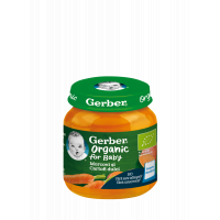 Morcovi si cartofi dulci +4 luni, 125g, Gerber