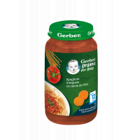 Spaghete integrale cu carne de vita +12 luni, 250g, Gerber