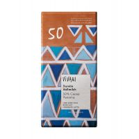 Ciocolata cu 50% cacao si lapte integral, 80g, Vivani
