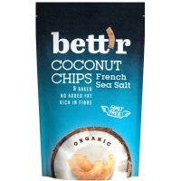 Chips de cocos cu sare de mare fara gluten Bio, 70g, Bettr
