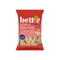 Crackers cu quinoa si turmeric fara gluten Bio, 100g, Bettr